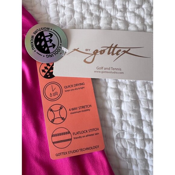 Gottex Golf & Tennis Skort Quick Drying Moisture Wicking XL Strawberry Pink - Picture 3 of 16